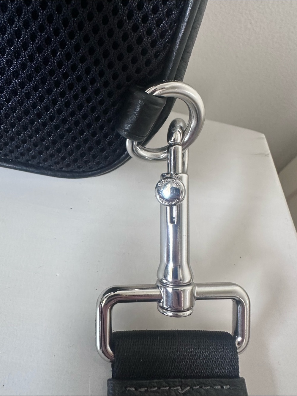 Coach Ethan Pebbled Leather Sling Backpack! - Picture 5 of 11